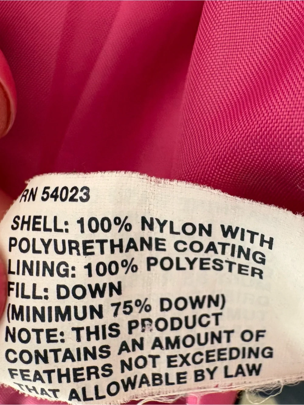 GAP Navy Blue Snap Zip Down Puffer Vest Pink Lining Size Medium Outdoor Feathers